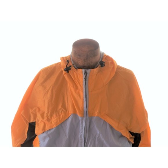 CONSENSUS Men's Yellow & Gray Full Zip Windbreaker Jacket Size Extra Large XL - Picture 3 of 8